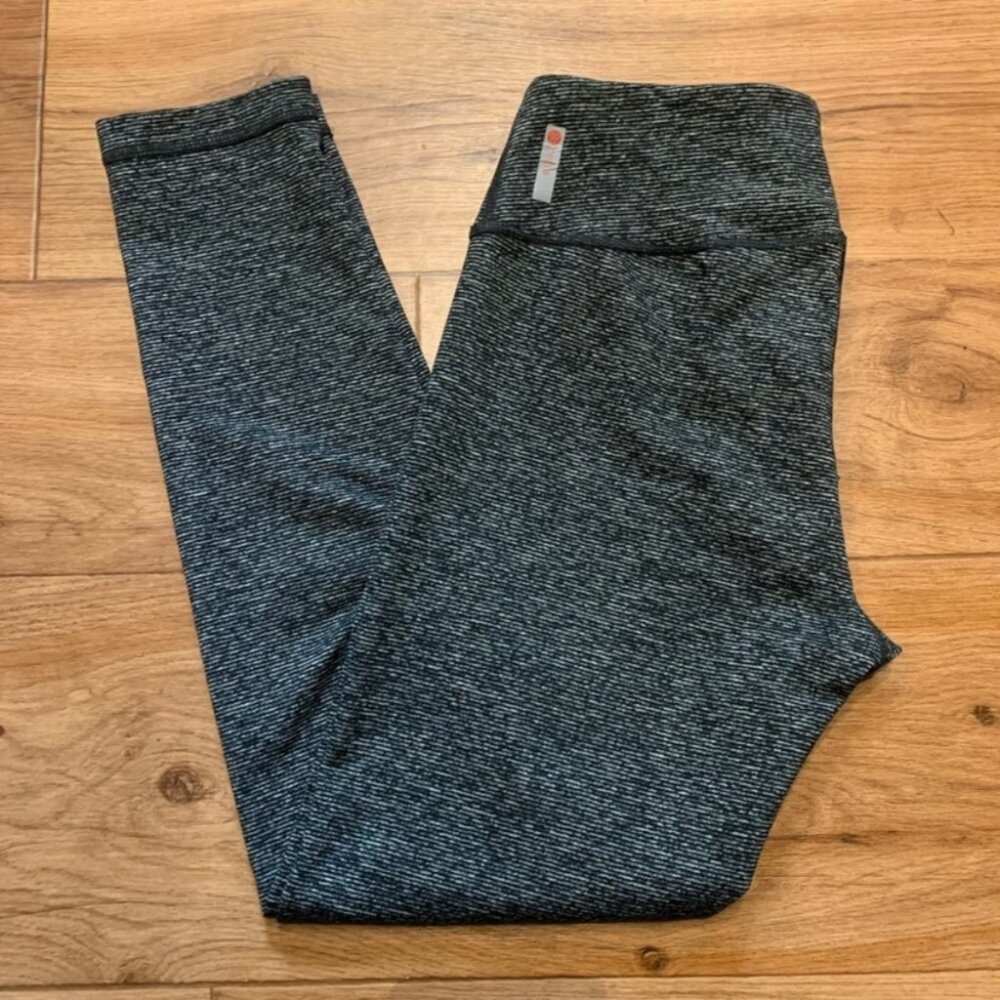 Zella - High-Waist Live-In Leggings NR319064MI | Size Medium | Gray Spacedye